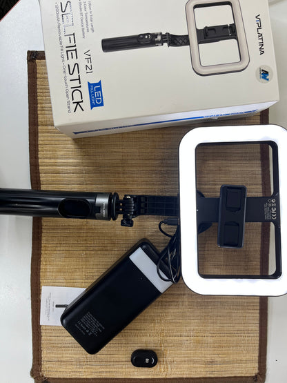 Ring light selfie stick