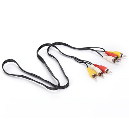 1M for TCL TV Red White and Yellow Female Male Cable Video Component AV Adapter Cable