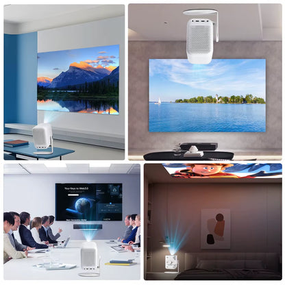 3 in 1 Desktop Wall Mounted Celling Suspended Universal Projectors Bracket Holder Stand Mount 360° Free Rotate Projector Bracket