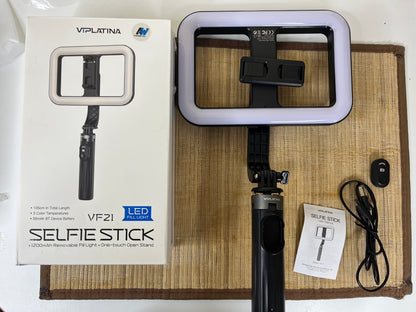 Ring light selfie stick