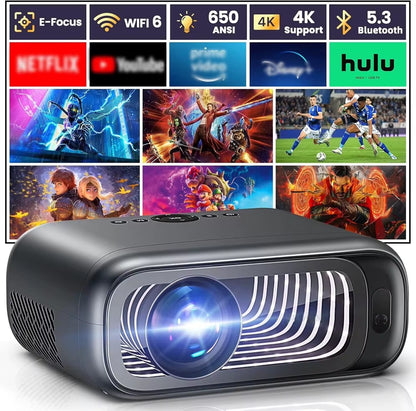 New P4 Smart Android Wifi Full HD 1080P Projector 4K Portable Projectors 3D Video Home Theater LCD Beamer Proyector