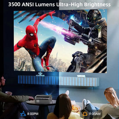 A10Q Projector 4K Full HD 1080P Home Theater Google TV Wifi Smart TV Autofocus Netfli Beam Проектор for Outdoor