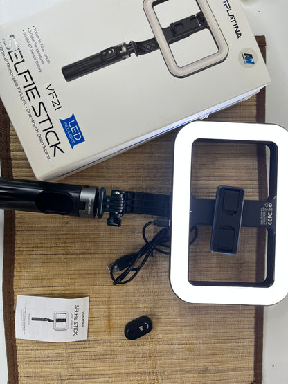 Ring light selfie stick