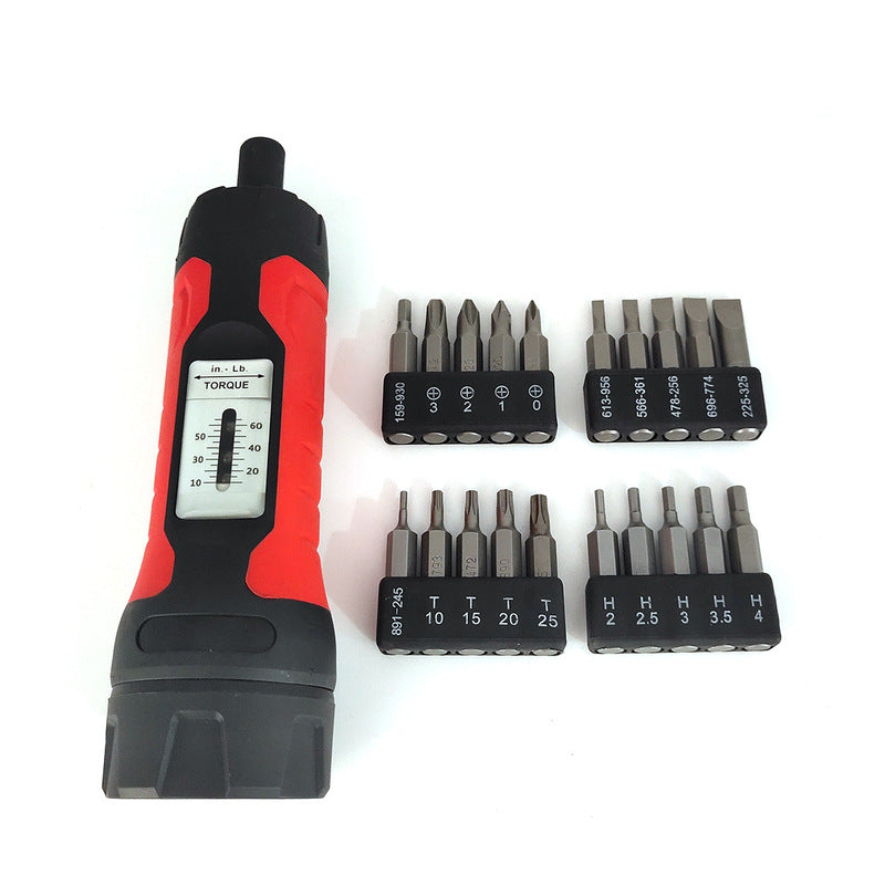 1/4-Inch Drive Preset Torque Screwdriver Set (15-65 in-lb) - Professional Gunsmithing Tool for Pistol & Rifle Maintenance