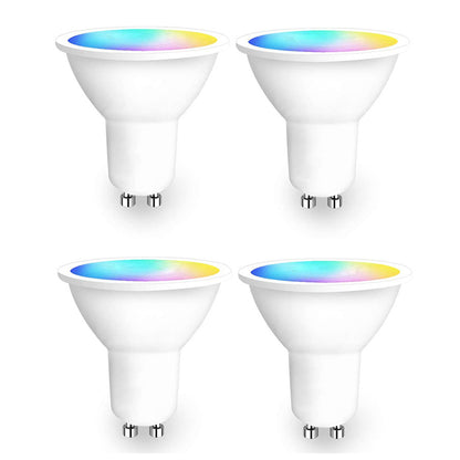 WIFI Smart Spotlight GU10 RGBCW Mobile Phone APP Dimming And Color Matching Support Alexa Speaker Control