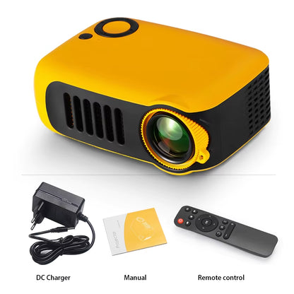 MINI Projector Portable 3D LED Video Projectors Home Cinema Theater Game Laser Beamer Smart TV BOX 1080P 4K via HD Port A2000
