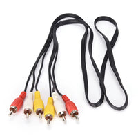 1M for TCL TV Red White and Yellow Female Male Cable Video Component AV Adapter Cable
