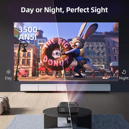 A10R 3500ANSI 1920 * 1080P Full HD 4K Projector Smart Android Auto Focus Outdoor Home Cinema Projectors for Movies Video